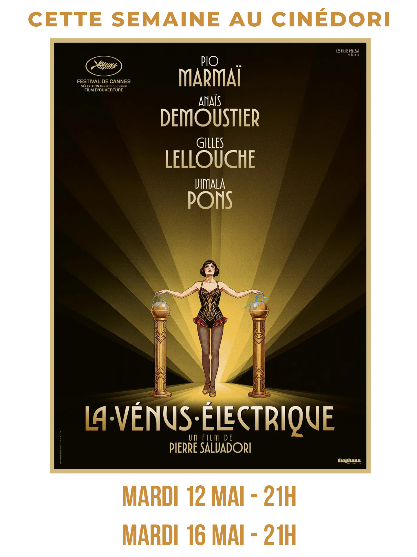 CINEDORI : La vénus électrique