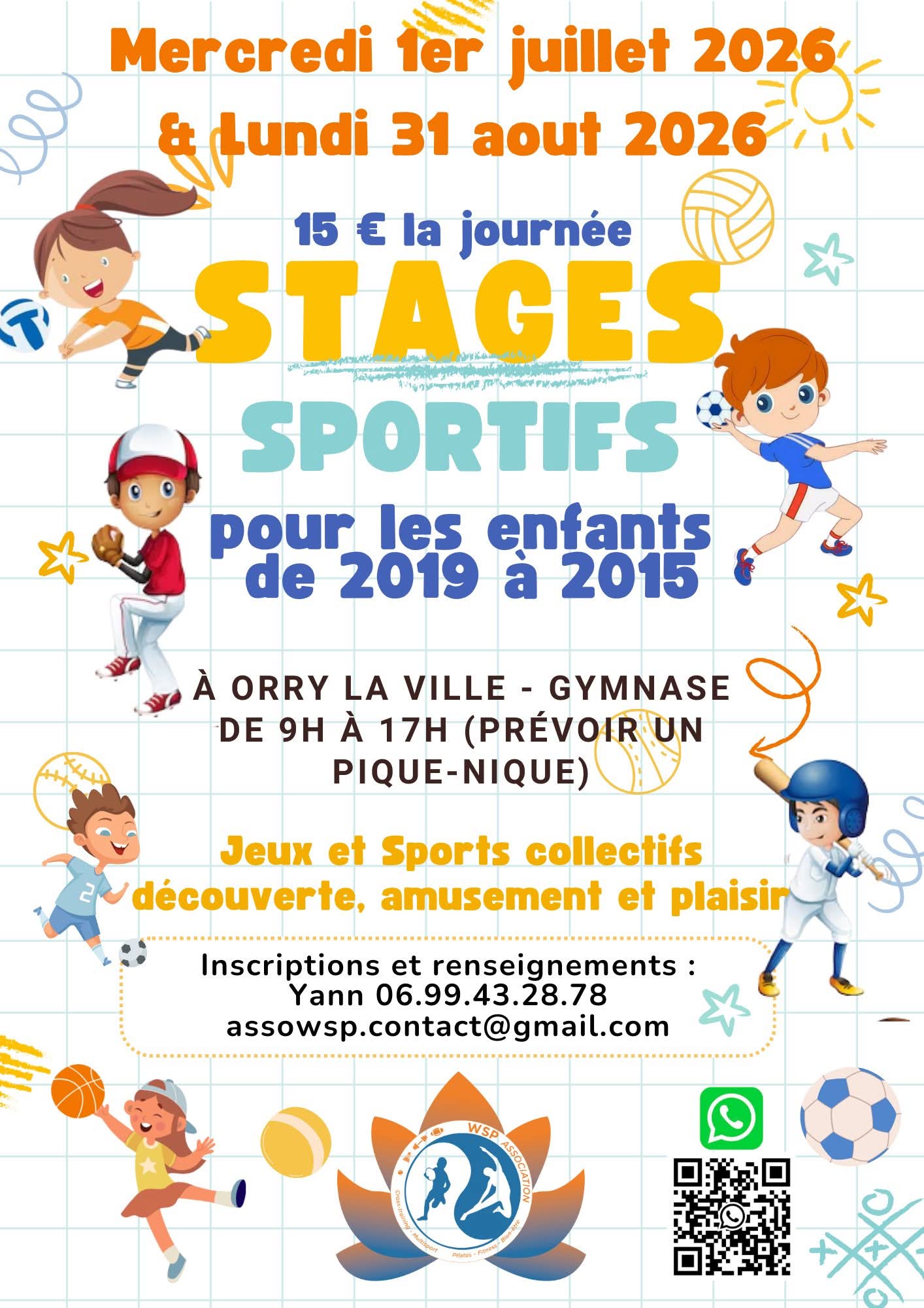 Stage sportif pour les enfants