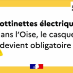Trottinettes électriques : dans l’Oise, le casque devient obligatoire