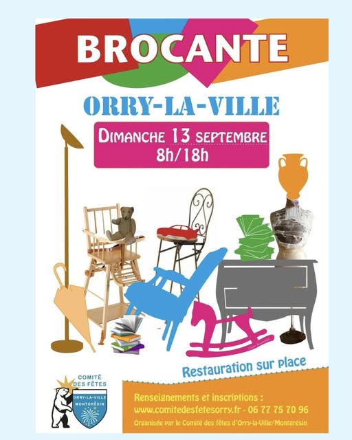 Brocante centre bourg