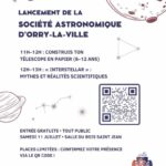Lancement de la société astronomique d'Orry la ville