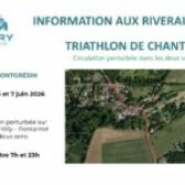 Information aux riverains -Triathlon de Chantilly
