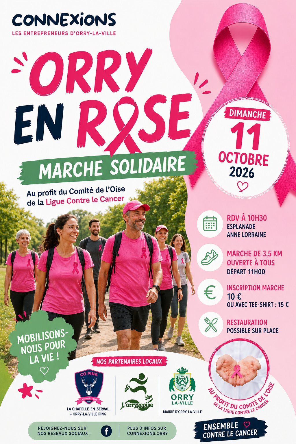 ORRY en rose : marche solidaire
