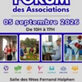 Le forum des associations c’est samedi 05 septembre