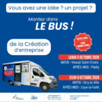 Montez dans le bus de la création d'entreprise