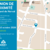 Prochaine réunion de proximité rue Gérard de Nerval