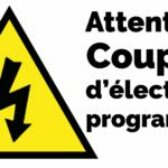 Coupure électrique