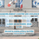 Rassemblement contre les violences